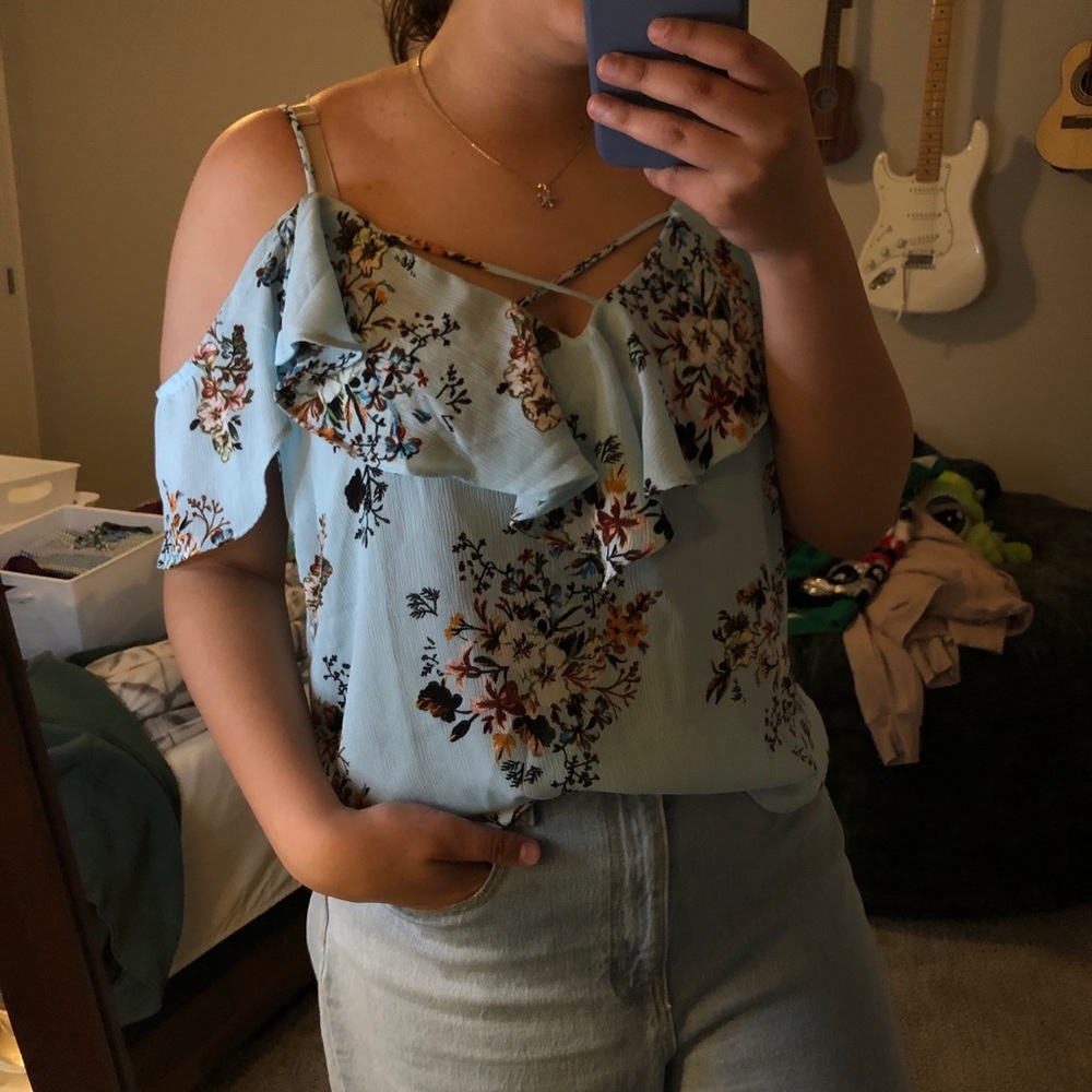 Floral Off the Shoulder Blouse